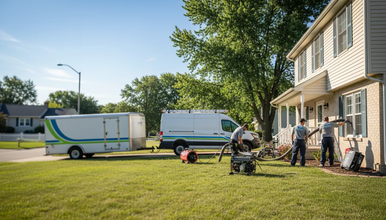 Flooded Basement Restoration And Cleanup With Repair in Wyandanch, NY near me